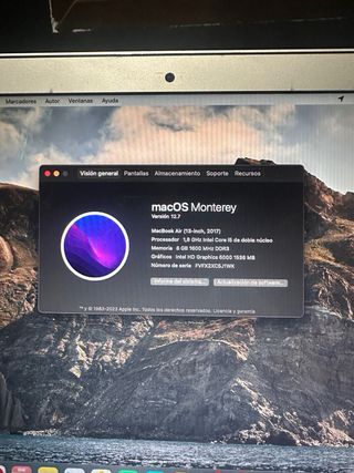 MacBook Air 2018 Plata