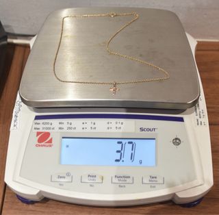 CADENA CON CRUZ DE ORO 18K/3.7GR