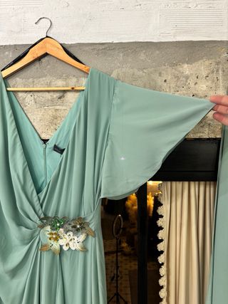 Vestido Matilde Cano Verde Largo