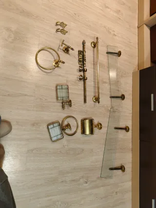 Accesorios Baño Antiguos Bronce