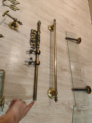 Accesorios Baño Antiguos Bronce