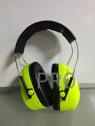 Orejeras de protección, 1 unidad/caja, verde