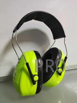 Orejeras de protección, 1 unidad/caja, verde