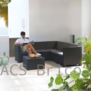 Muebles Jardín Oasis Grafito