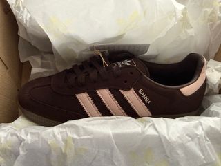 Zapatillas Adidas Samba OG Marrón Rosa Talla 40