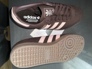 Zapatillas Adidas Samba OG Marrón Rosa Talla 40