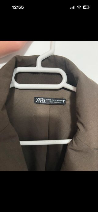 Vestido Zara con fruncido