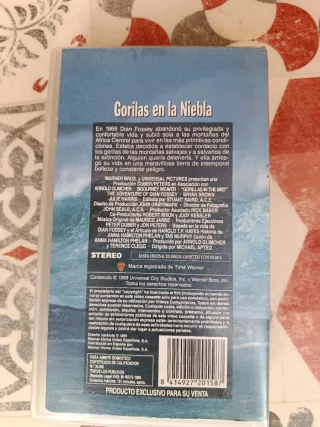 Gorilla nella nebbia VHS Dramma Spagnolo