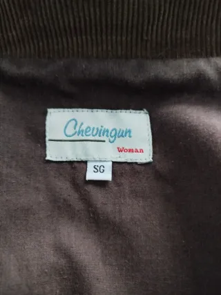 Chaqueta pana vintage marrón