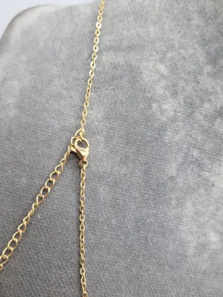 Colgante Andrea Acero Quirúrgico Chapado Oro