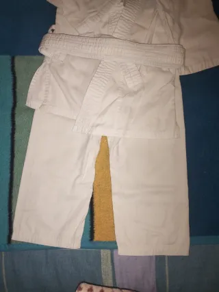 Kimono Infantil Blanco Talla 5-6 años