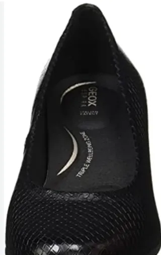 Zapatos Geox Negros Tacón Serpiente