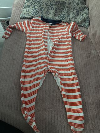 Pijama a rayas 3 meses