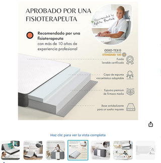 Colchón plegable 120 cm