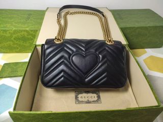 Borsa Gucci Marmont Nero Dorato