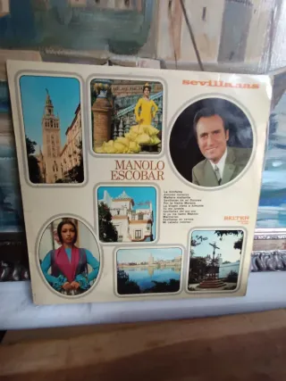 Disco LP Manolo Escobar Sevillanas
