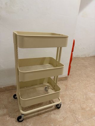 Carro Almacenaje 3 Niveles Ikea Beige