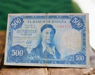 Billete 500 pesetas 1954 España