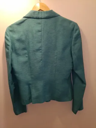 Blazer Mujer Turquesa TRAFALUC