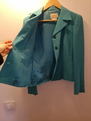 Blazer Mujer Turquesa TRAFALUC