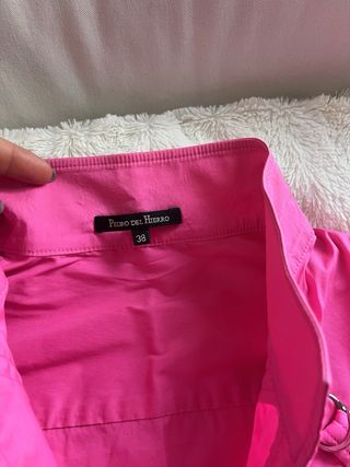 Camisa blusa asiática rosa