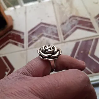 Anillo Plata Mujer Rosa
