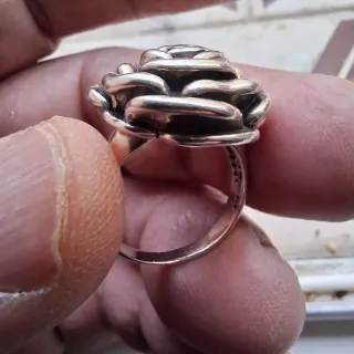 Anillo Plata Mujer Rosa