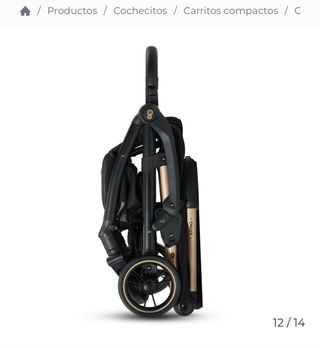 Carrito de paseo Kinderkraft APINO negro