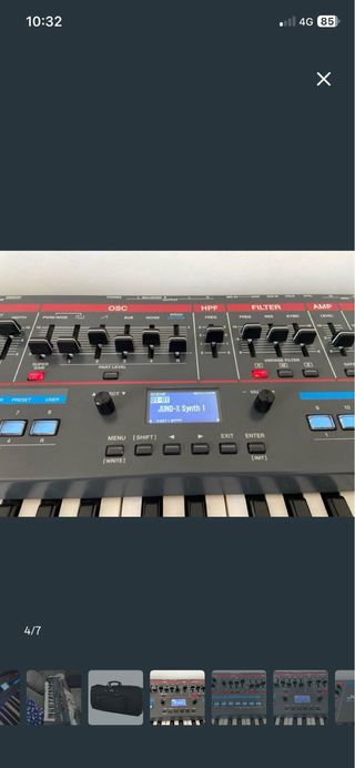 Roland JUNO-X + Bolsa de Viaje+ usb roland cloud