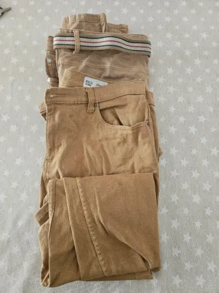 2 Pantalones Marrones Talla 46