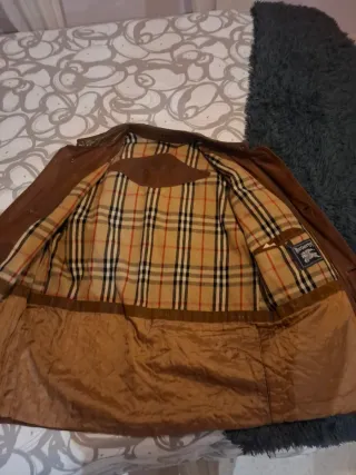 Chaqueta de Piel Burberrys Marrón