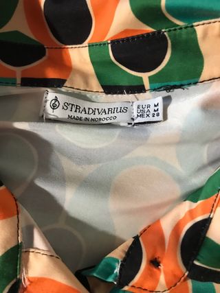 Camisa estampada manga larga