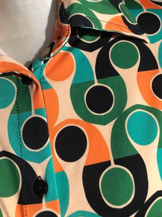 Camisa estampada manga larga