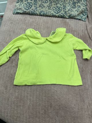 Camiseta verde para bebé (1 mes)