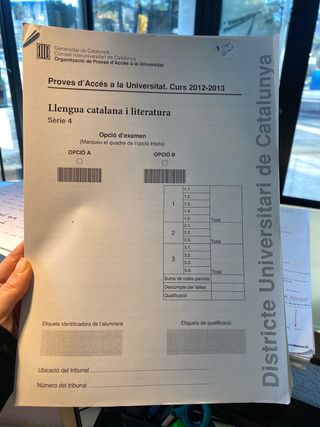 Clases de refuerzo /  particulares bachillerato