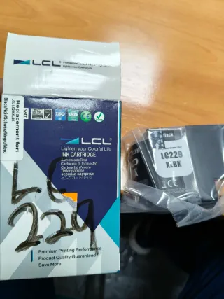 Cartucho Tinta LCL LC229XLBK Negro