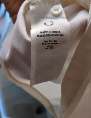 Polo Fred Perry Talla M