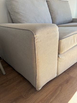 Sofá Kivik Ikea gris.