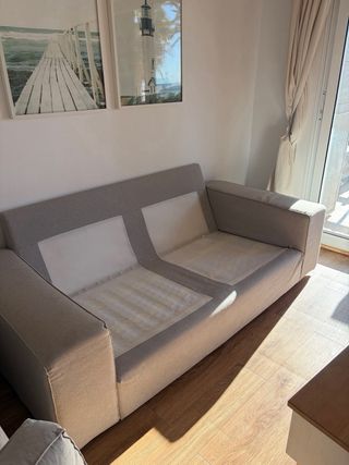 Sofá Kivik Ikea gris.