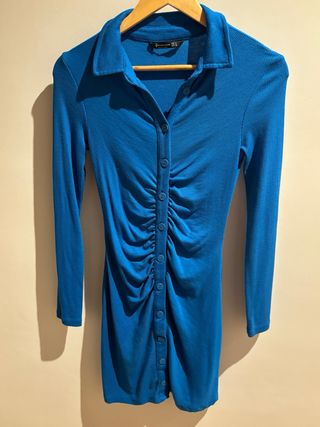 Vestido Stradivarius azul talla S