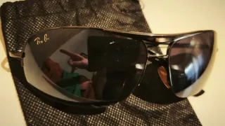 Gafas de sol Ray-Ban aviador negras