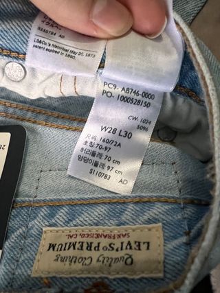 Vaqueros Levi's Azules