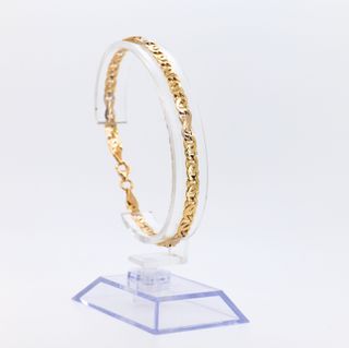 PULSERA CARTIER INFINITO BICOLOR HUECA. Oro 18k.