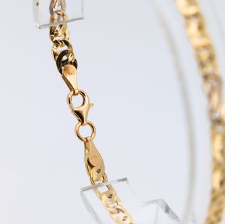 PULSERA CARTIER INFINITO BICOLOR HUECA. Oro 18k.