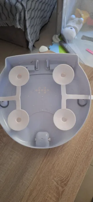 Silla de baño para bebé azul