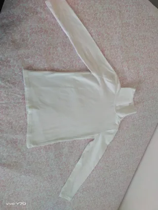 Camiseta cuello alto niña 6 años