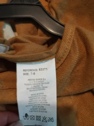 Disfraz León Talla 7-9