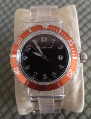 Orologio Overland Arancione e Nero