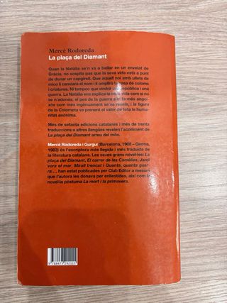 La plaça del Diamant (Club Editor Jove) (Catala...