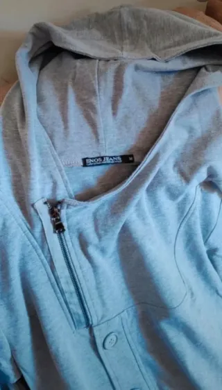 Felpa Enos Jeans con cappuccio Tg. M